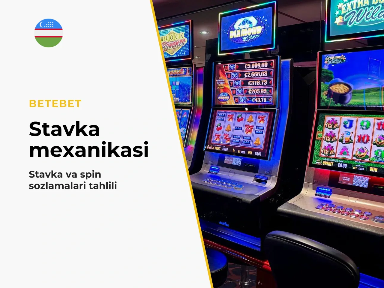 Stavka, paylines va spin mexanikasi. Book