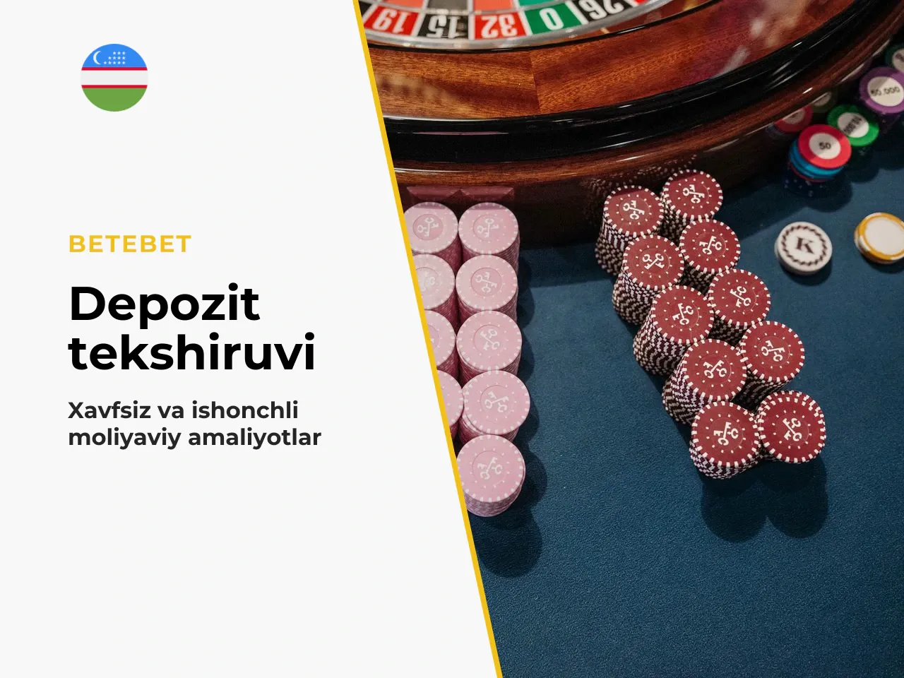 Depozit va pul chiqarishdan oldin nimani