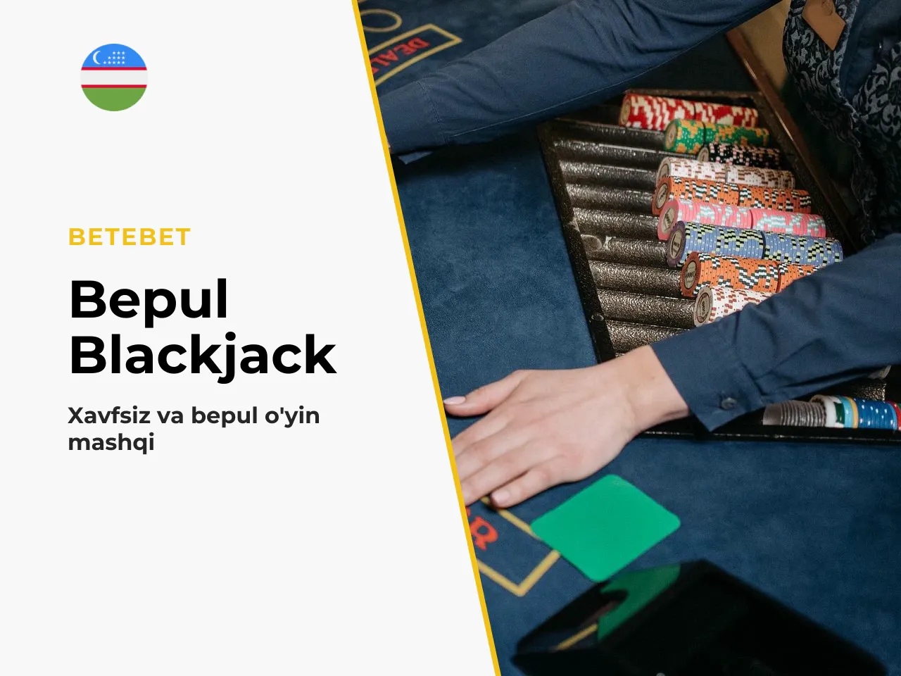 Blackjack demo qoidalar bilan tanishish uchun