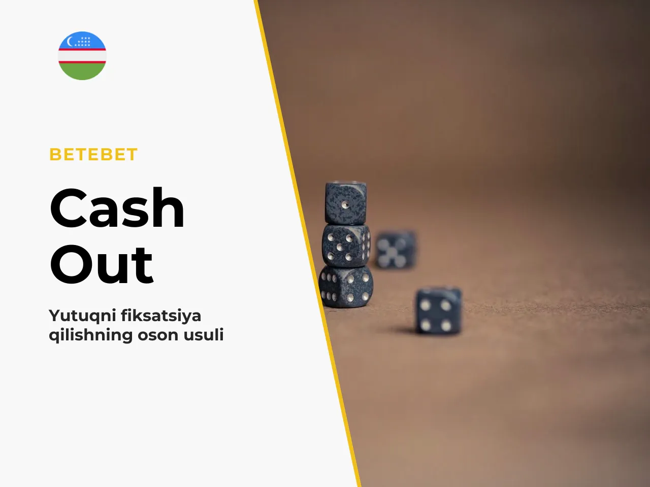 Cash out mexanizmi va yutuqni qachon