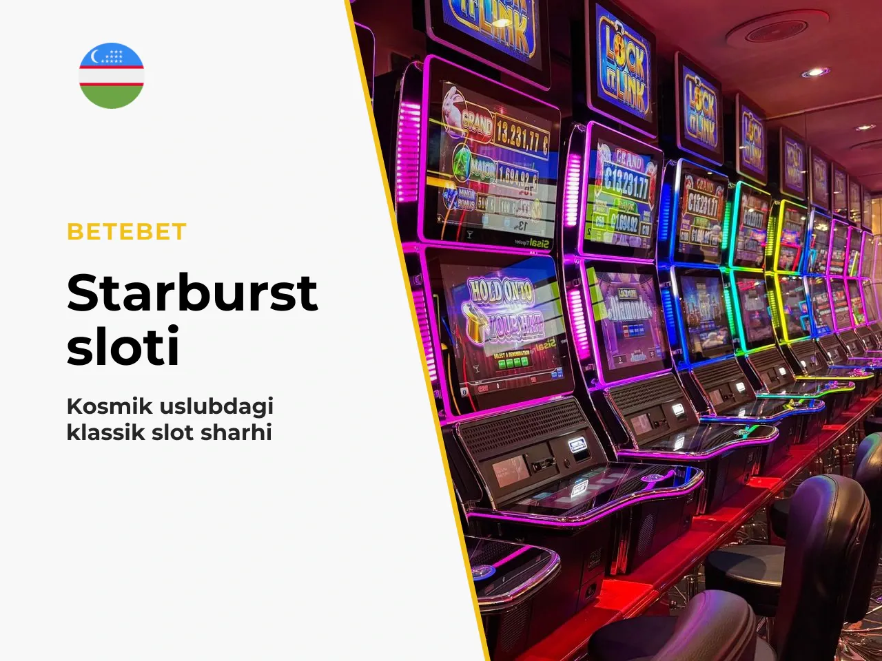 O'yin formati va kosmik tematika. Starburst