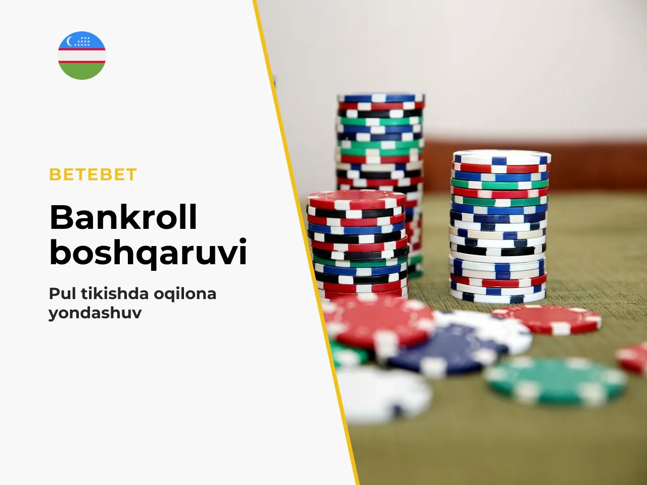 Bankrollni boshqarishning amaliy qoidalari - Bitta