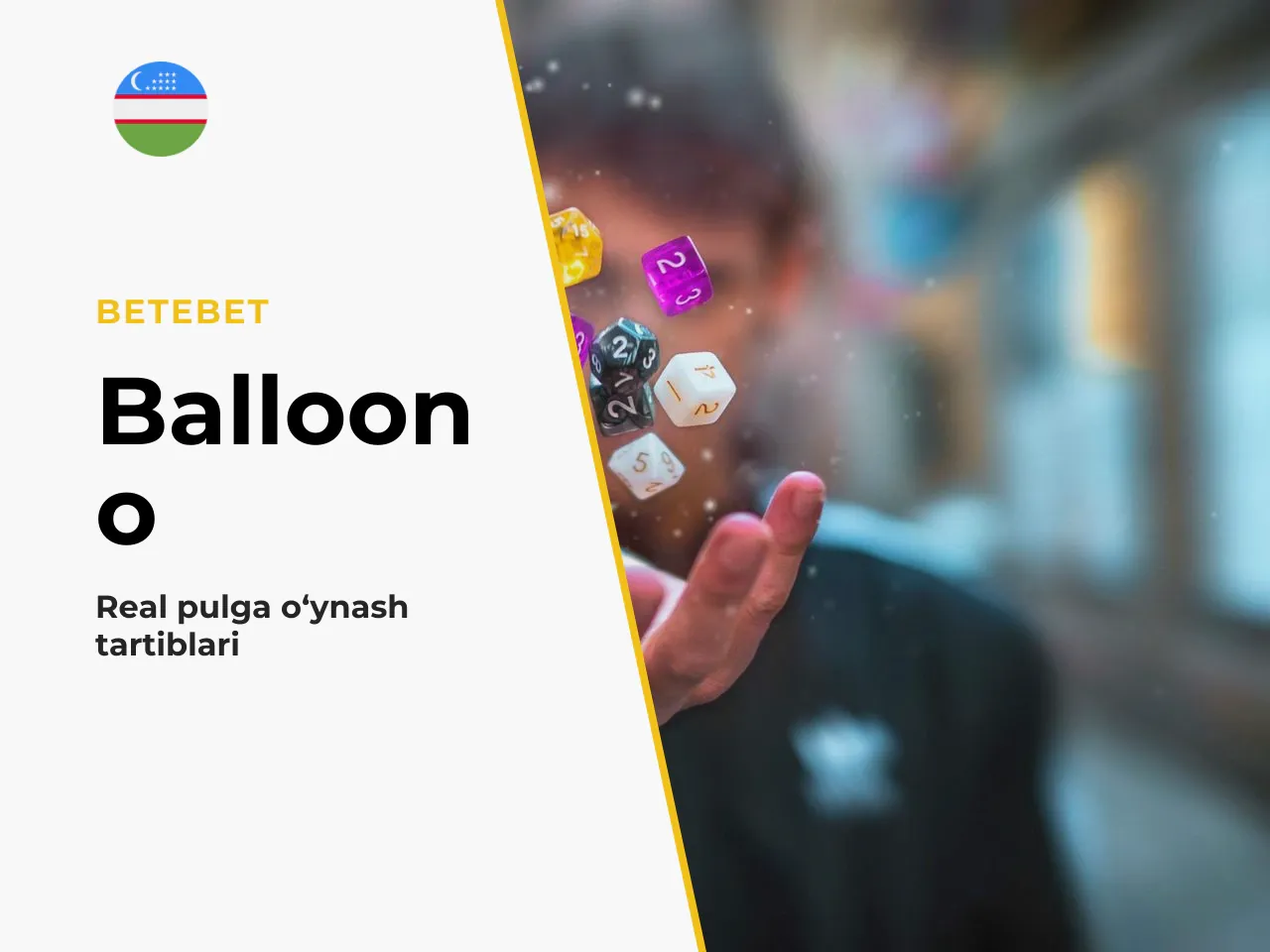 Real pulga Balloon o ynash nimalarga