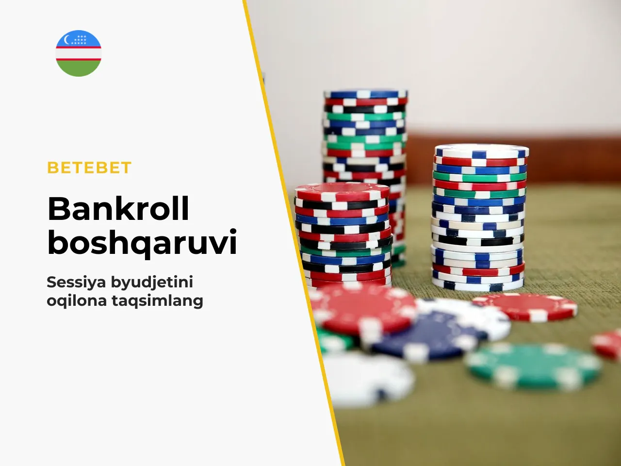 10.1. Bankroll boshqaruvi bo'yicha amaliy cheklist