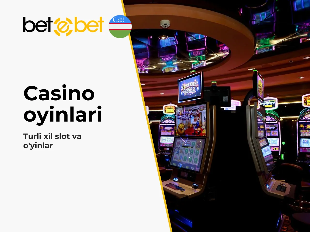 2.1. Casino, betebet live stollar va