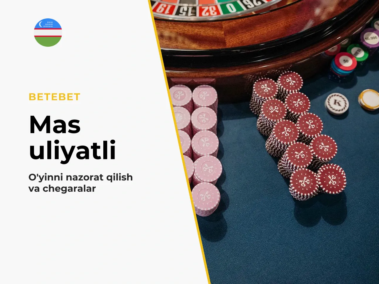 Mas'uliyatli o'yin Stop Think bloki va